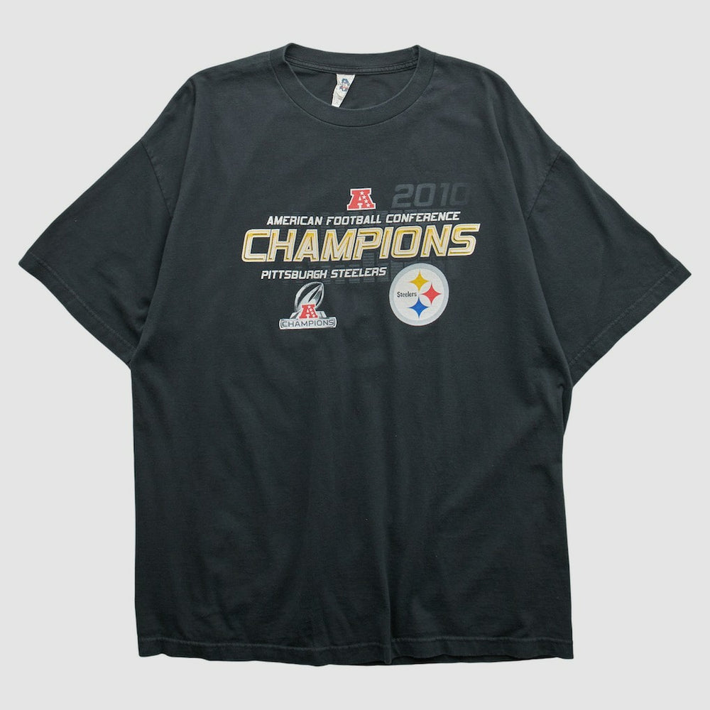 Pittsburgh Steelers Alstyle 2010 T-shirt - Black Vintage outlet