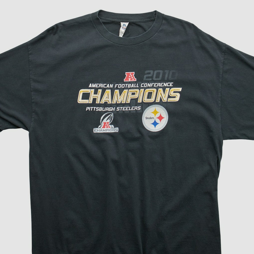 Pittsburgh Steelers Alstyle 2010 T-shirt - Black Vintage outlet