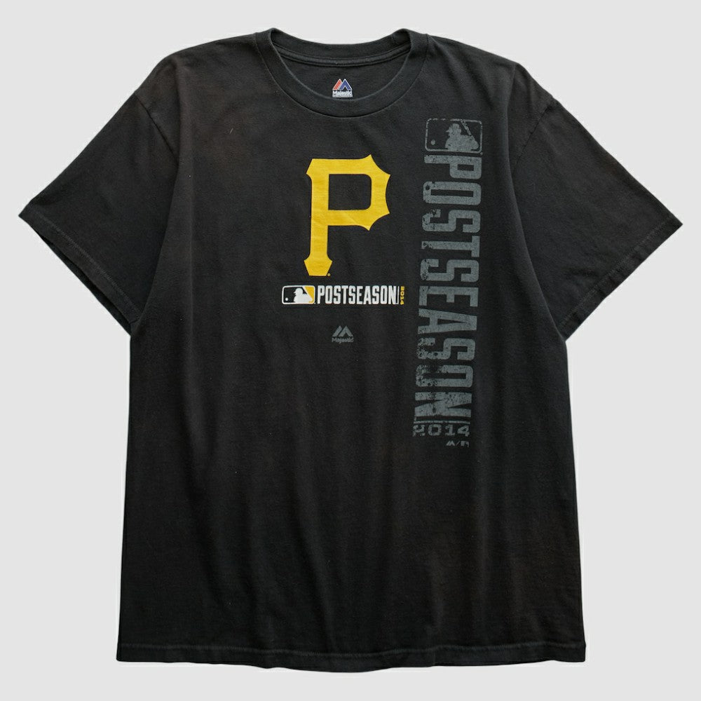 Pittsburgh Pirates Majestic 2014 T-shirt Black Vintage