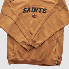 New Orleans Saints 2000s Hooded Pullover Sweatshirt - Tan Vintage outlet