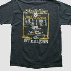 Pittsburgh Steelers NFL 2009 T-shirt - Black Vintage discount