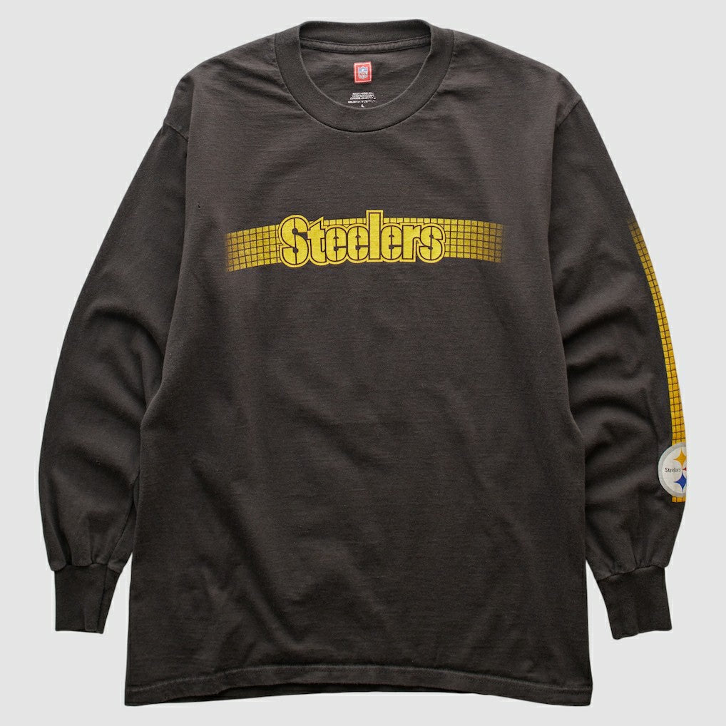 Pittsburgh Steelers NFL 2000s Long Sleeve T-shirt - Black Vintage sale