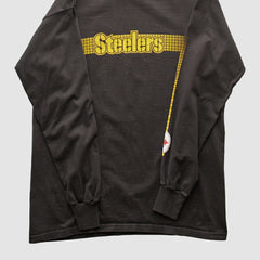 Pittsburgh Steelers NFL 2000s Long Sleeve T-shirt - Black Vintage sale