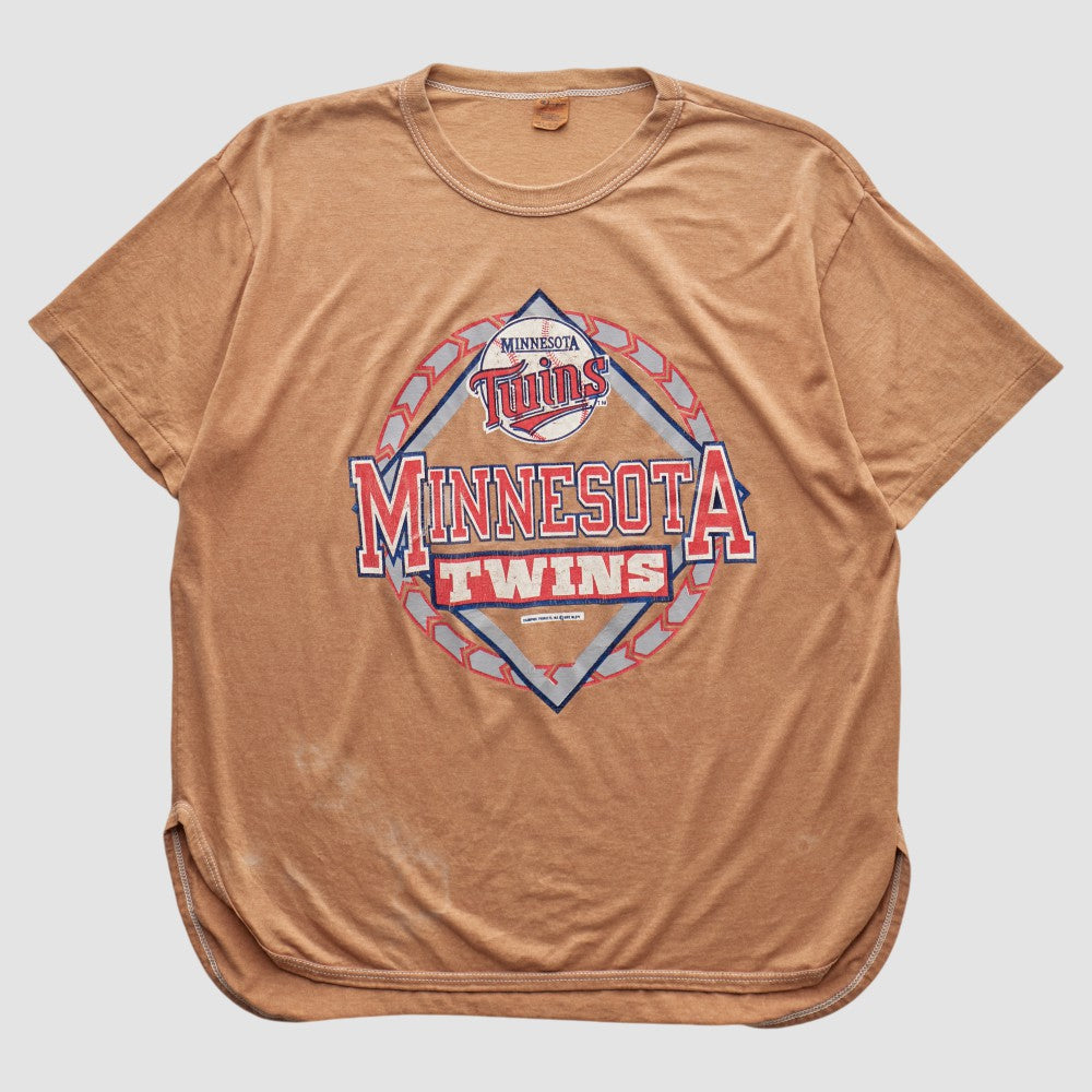 Minnesota Twins Champion 90s T-shirt Tan Vintage