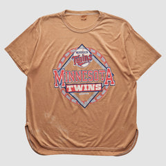 Minnesota Twins Champion 90s T-shirt Tan Vintage