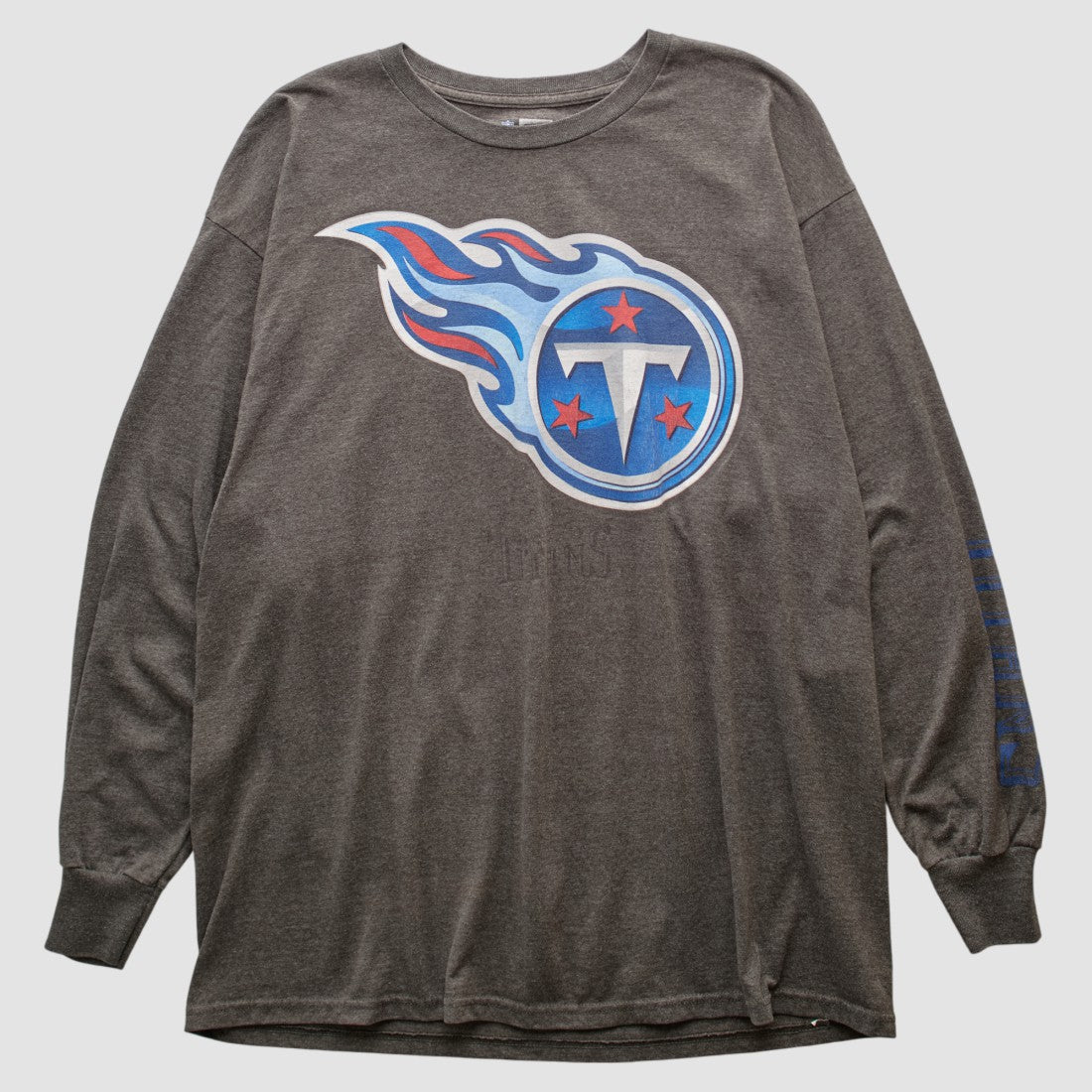 Tennessee Titans NFL 2000s Long Sleeve T-shirt - Dark Heather Gray Vintage discount