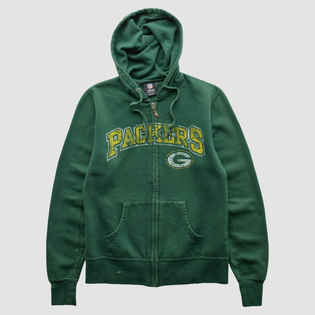 Green Bay Packers NFL 2010s Hooded Full Zip Sweatshirt - Green Vintage outlet