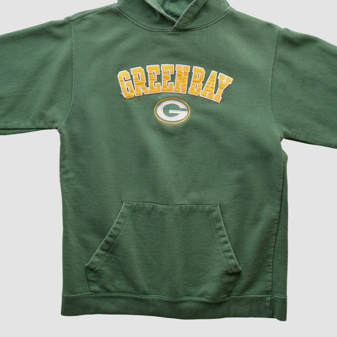 Green Bay Packers Team Edition Apparel 2000s Hooded Pullover Sweatshirt - Green Vintage online