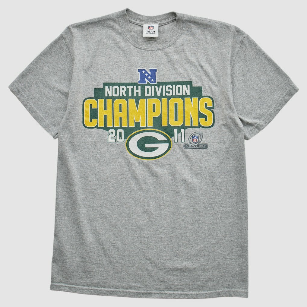 Green Bay Packers Team Edition Apparel 2011 T-shirt - Heather Gray Vintage cheap