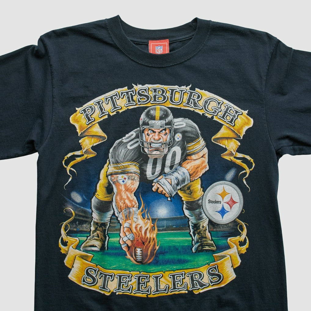 Pittsburgh Steelers NFL 2000s Long Sleeve T-shirt - Black Vintage for sale