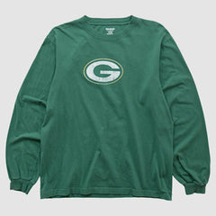 Green Bay Packers Reebok 2000s Long Sleeve T-shirt - Green Vintage outlet