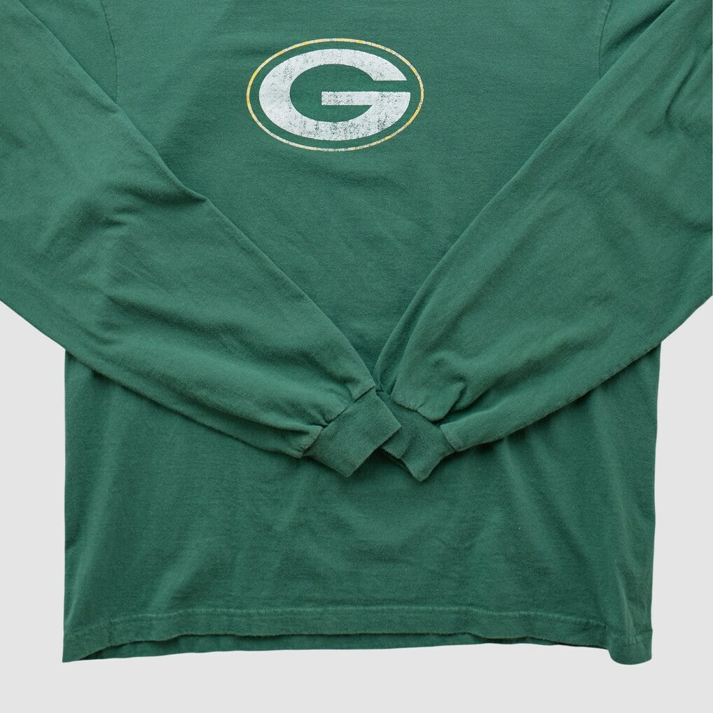 Green Bay Packers Reebok 2000s Long Sleeve T-shirt - Green Vintage outlet
