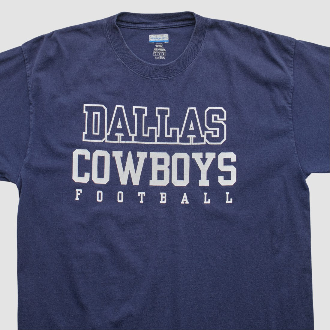 Dallas Cowboys Reebok 2000s Long Sleeve T-shirt - Navy Vintage on sale