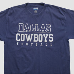 Dallas Cowboys Reebok 2000s Long Sleeve T-shirt - Navy Vintage on sale