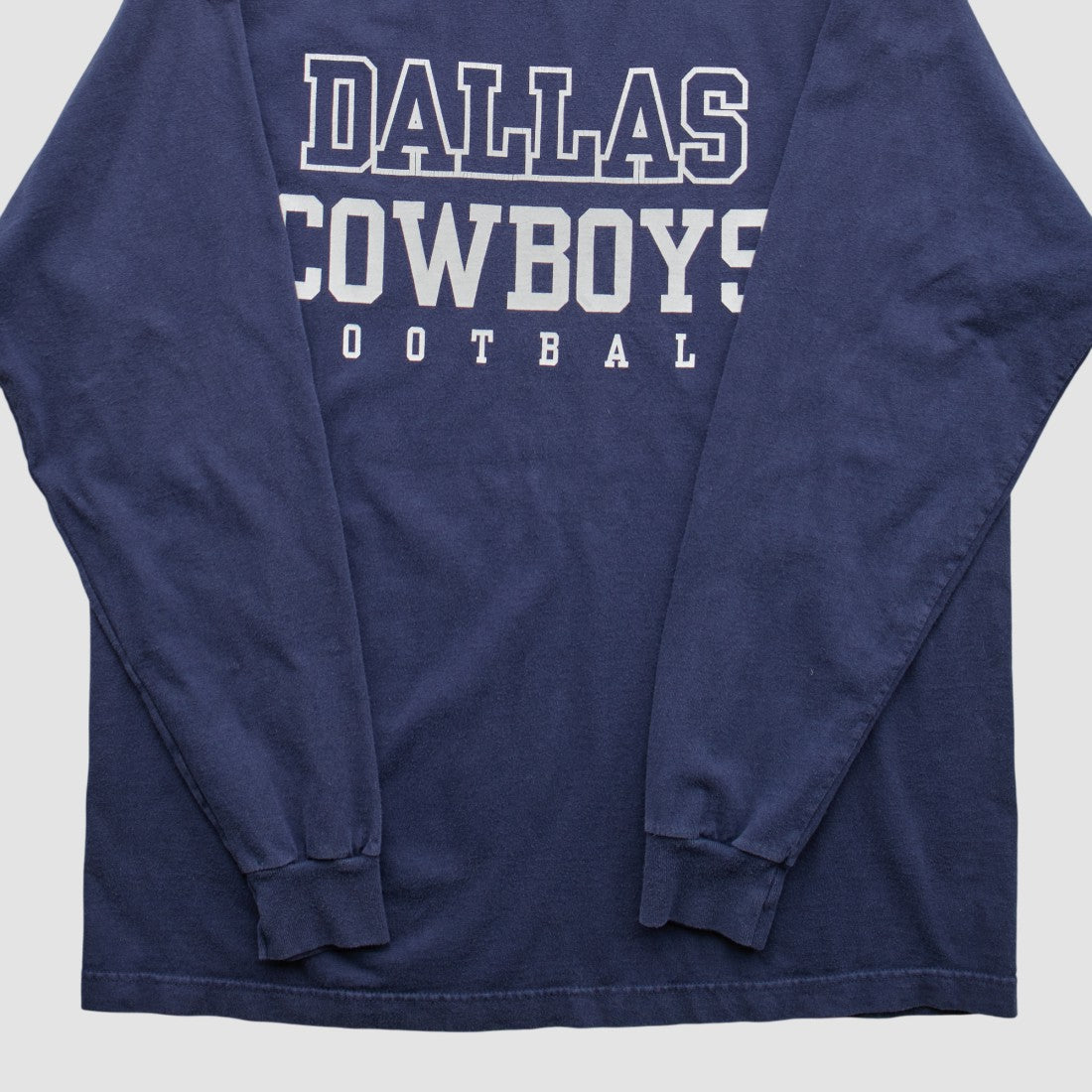 Dallas Cowboys Reebok 2000s Long Sleeve T-shirt - Navy Vintage on sale
