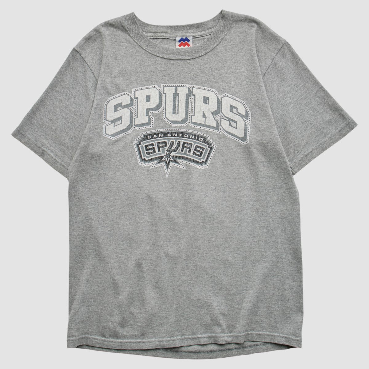 San Antonio Spurs Majestic 2000s T-shirt - Heather Gray Vintage discount