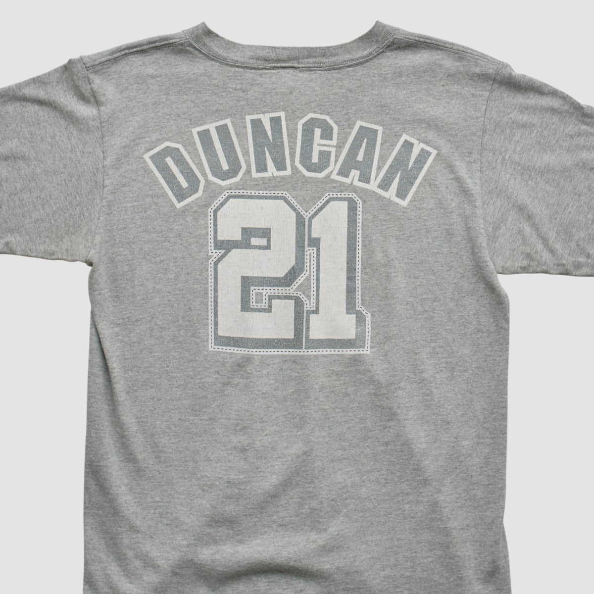 San Antonio Spurs Majestic 2000s T-shirt - Heather Gray Vintage discount