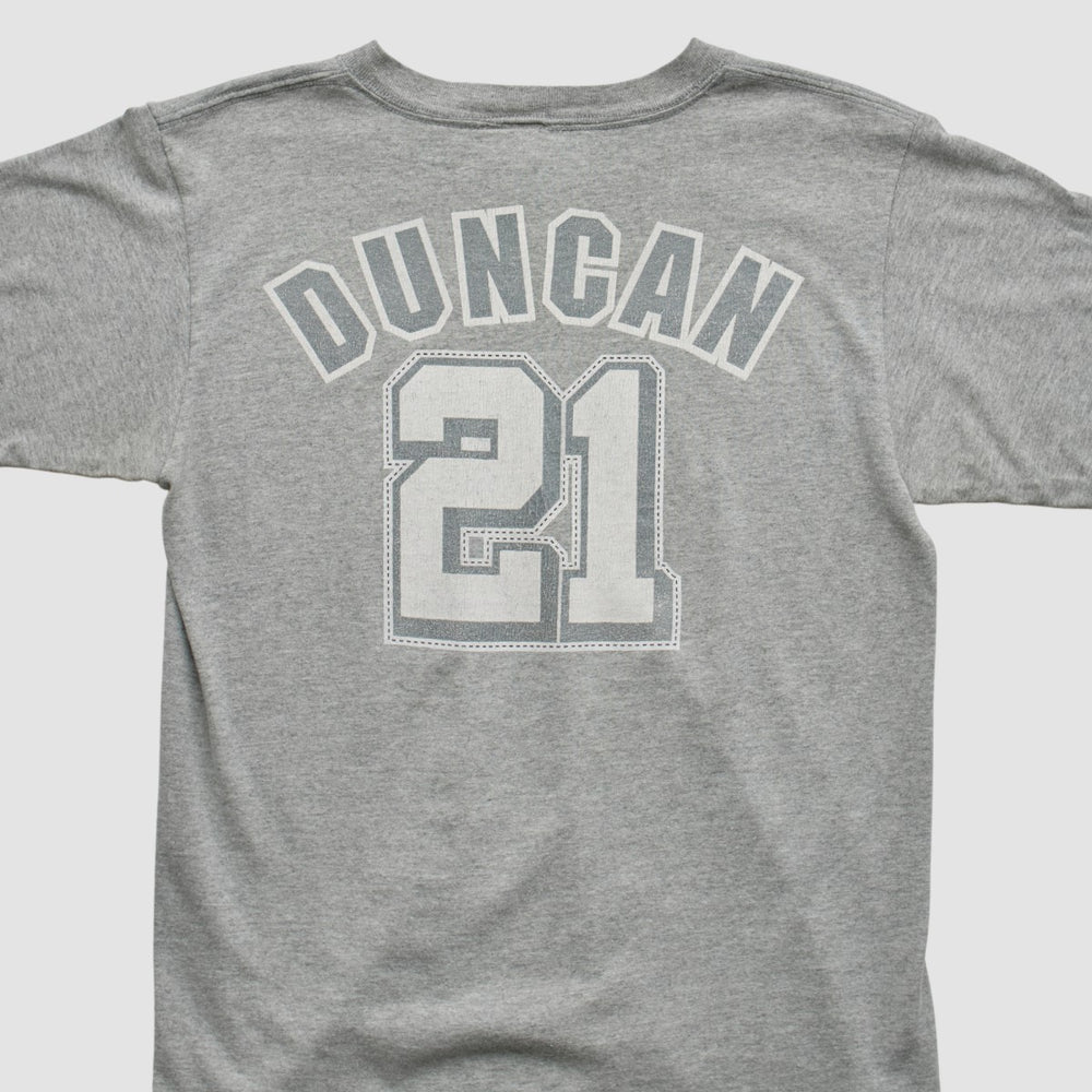 San Antonio Spurs Majestic 2000s T-shirt - Heather Gray Vintage discount