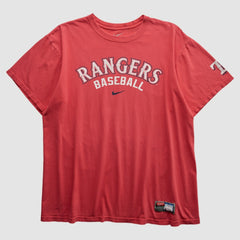 Texas Rangers 2000s T-shirt Red Vintage