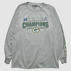 Green Bay Packers NFL 2010 Long Sleeve T-shirt - Heather Gray Vintage online