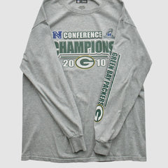Green Bay Packers NFL 2010 Long Sleeve T-shirt - Heather Gray Vintage online