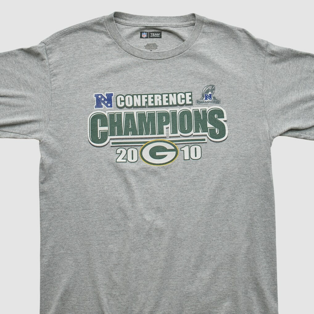 Green Bay Packers NFL 2010 Long Sleeve T-shirt - Heather Gray Vintage online
