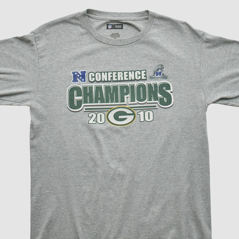Green Bay Packers NFL 2010 Long Sleeve T-shirt - Heather Gray Vintage online