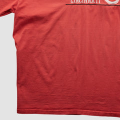 Cincinnati Reds Logo Athletic 90s T-shirt Red Vintage