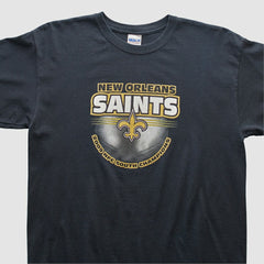 New Orleans Saints Gildan 2009 T-shirt - Black Vintage discount
