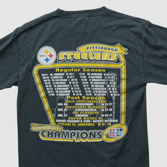 Pittsburgh Steelers Alstyle 2006 Long Sleeve T-shirt - Black Vintage discount