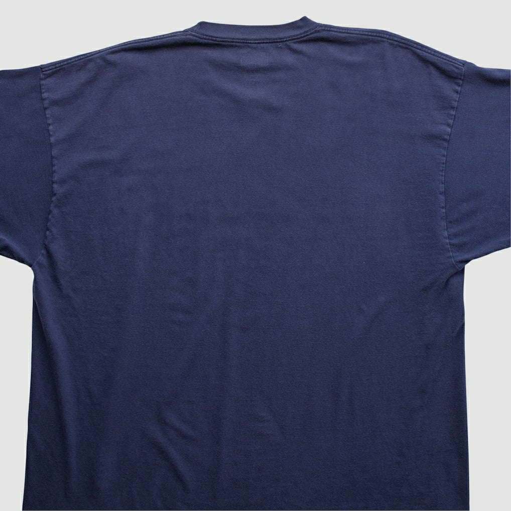 New England Patriots Reebok 2000s T-shirt - Navy Vintage for sale