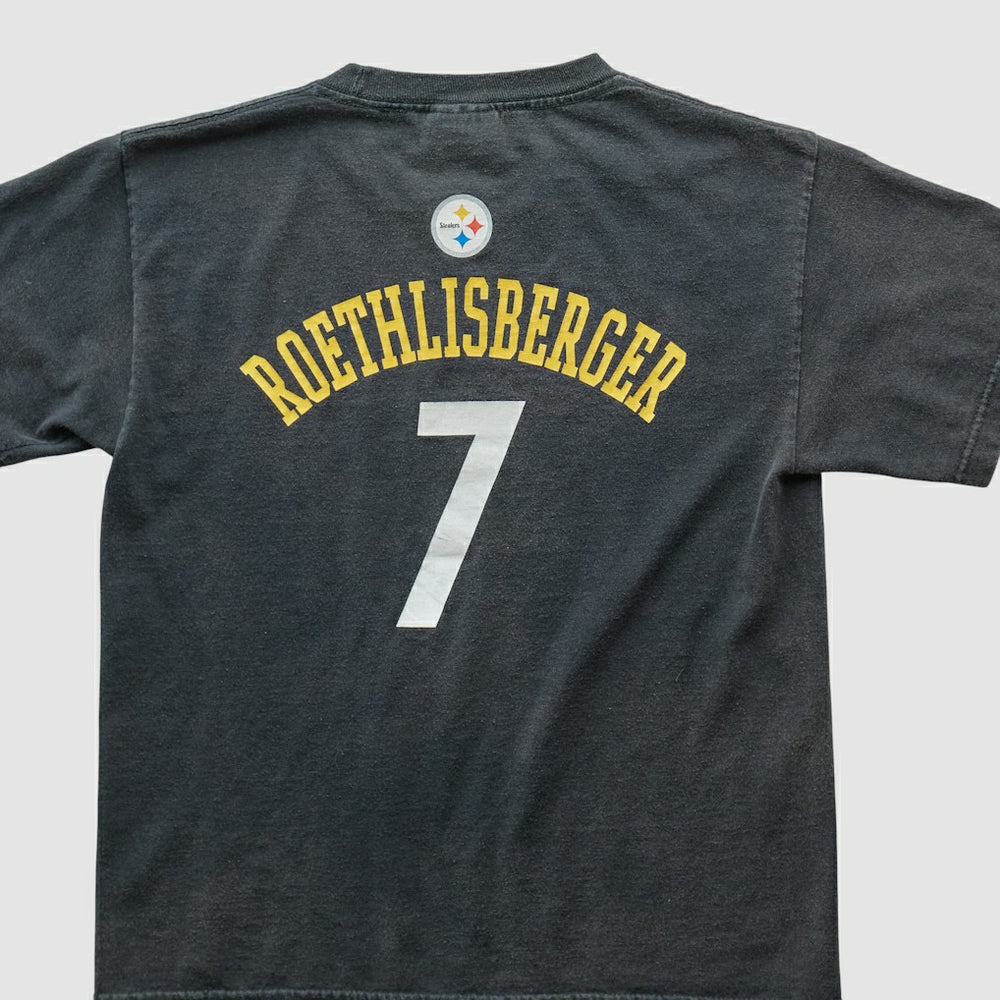 Pittsburgh Steelers Reebok 2000s T-shirt - Black Vintage on sale