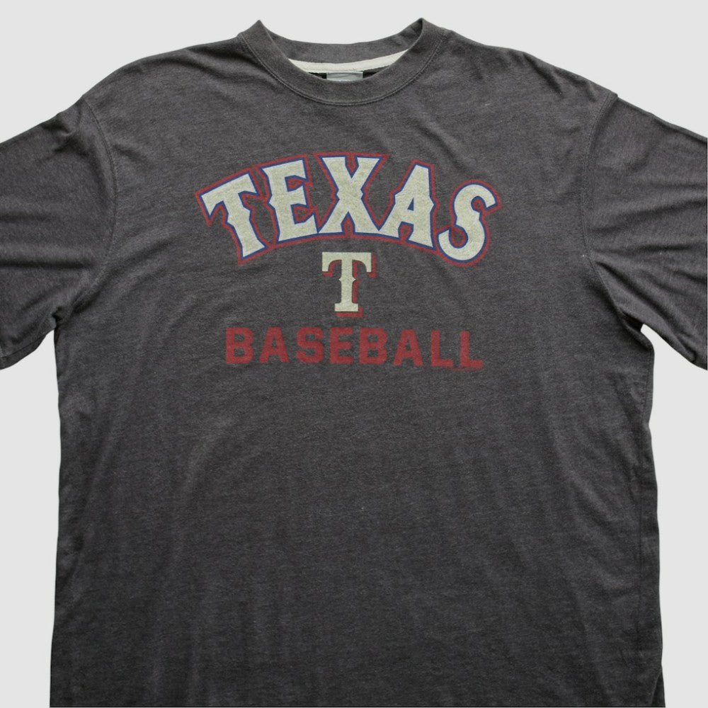 Texas Rangers MLB 2000s T-shirt Dark Heather Gray Vintage