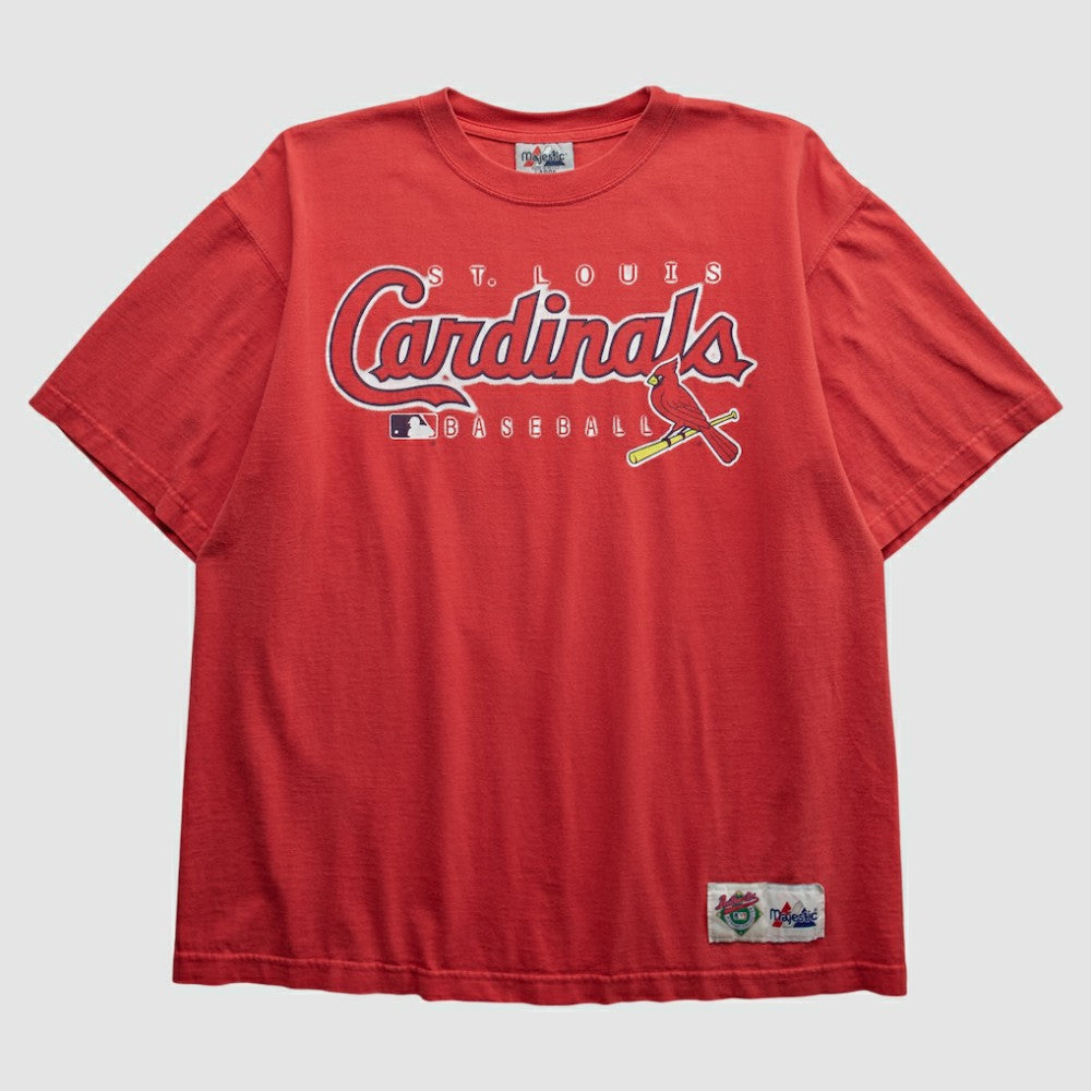 St. Louis Cardinals Majestic 2000s T-shirt Red Vintage