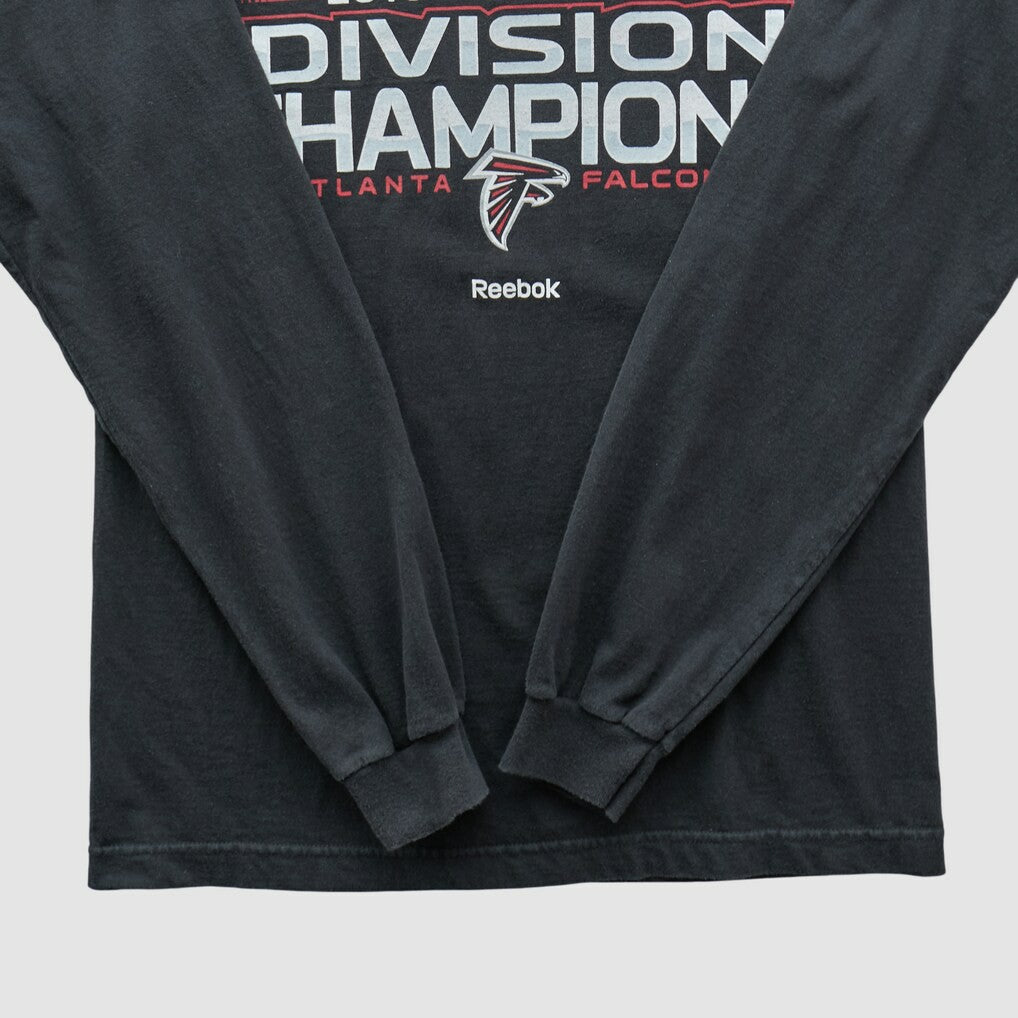 Atlanta Falcons Reebok 2010 Long Sleeve T-shirt - Black Vintage discount