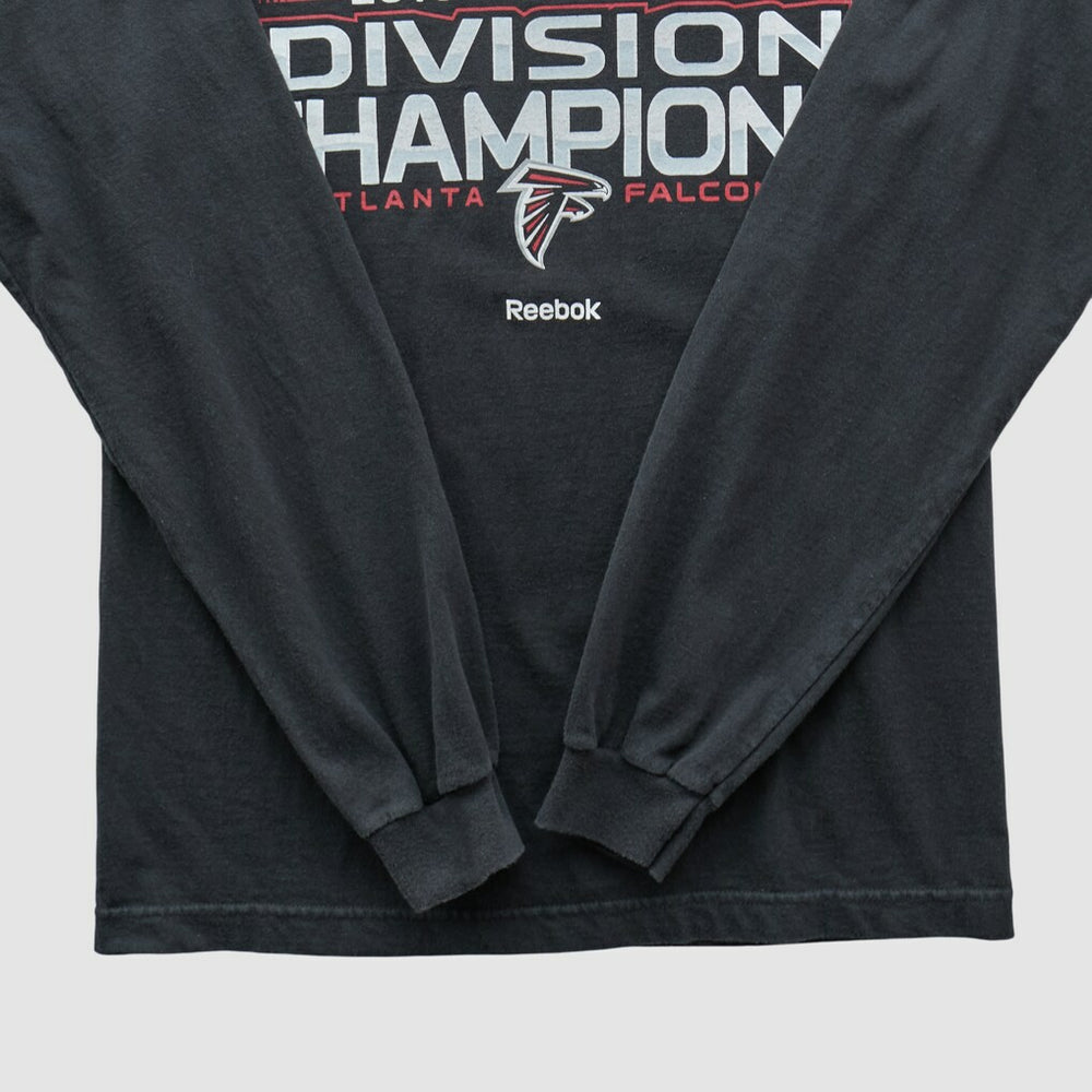 Atlanta Falcons Reebok 2010 Long Sleeve T-shirt - Black Vintage discount