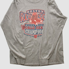 Boston Red Sox 2013 Long Sleeve T-shirt Heather Gray Vintage