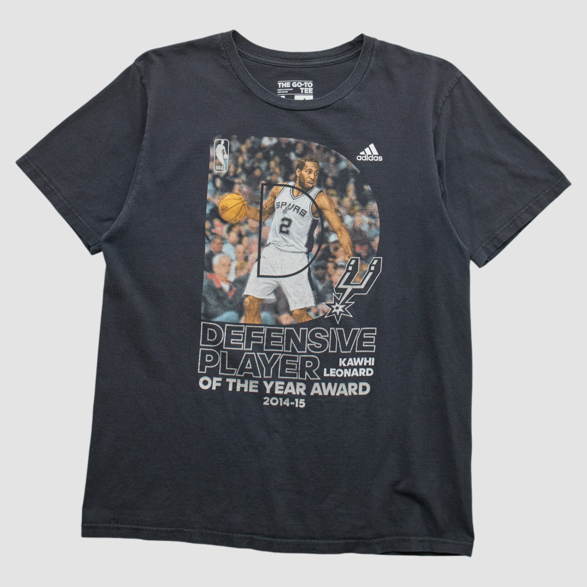 San Antonio Spurs 2015 T-shirt - Black Vintage cheap