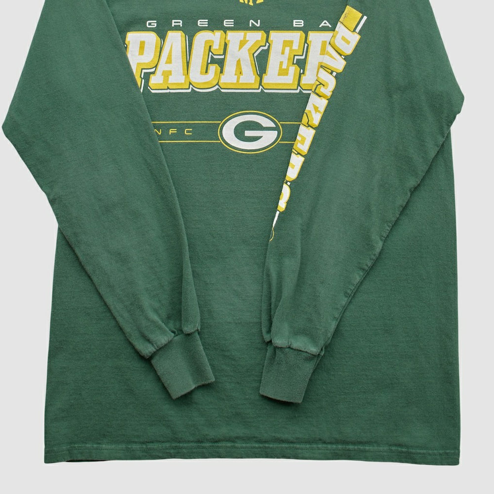 Green Bay Packers Team Edition Apparel 2000s Long Sleeve T-shirt - Green Vintage online
