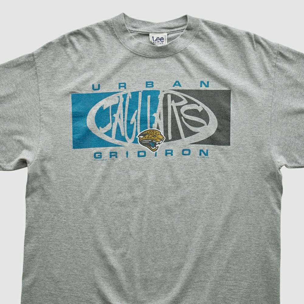 Jacksonville Jaguars Lee Apparel 2000s T-shirt - Heather Gray Vintage sale