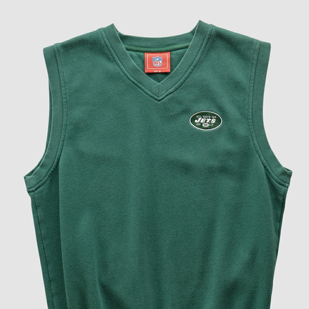 New York Jets NFL 2000s Pullover Sweatshirt - Green Vintage on sale