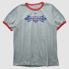 Texas Rangers Majestic 2010 T-shirt Heather Gray Vintage