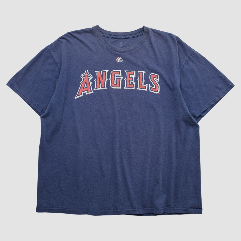 Los Angeles Angels Majestic 2000s T-shirt Navy Vintage