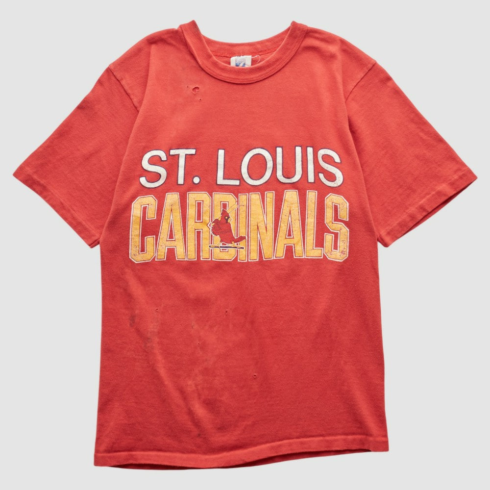 St. Louis Cardinals Logo 7 90s T-shirt Red Vintage