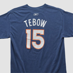 Denver Broncos Gildan 2010s T-shirt - Navy Vintage sale