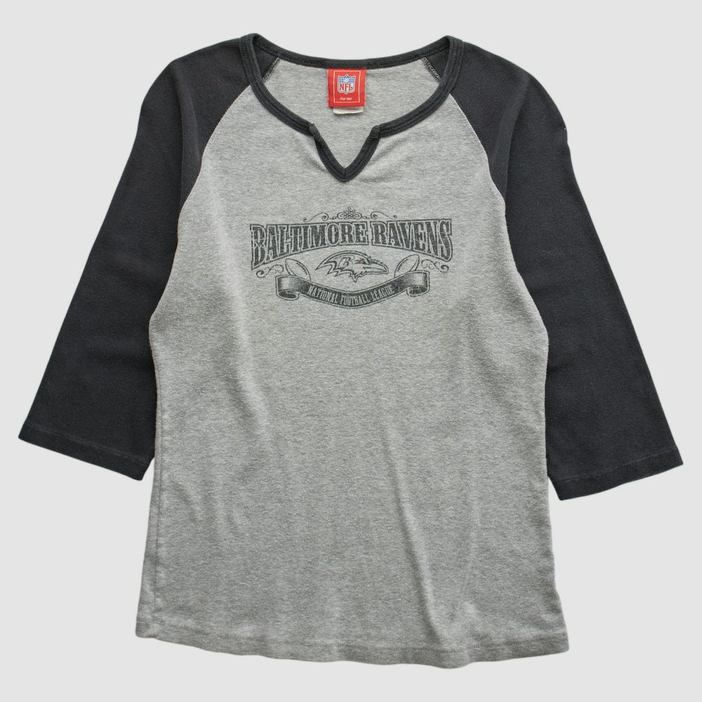 Baltimore Ravens NFL 2000s T-shirt - Heather Gray Vintage for sale