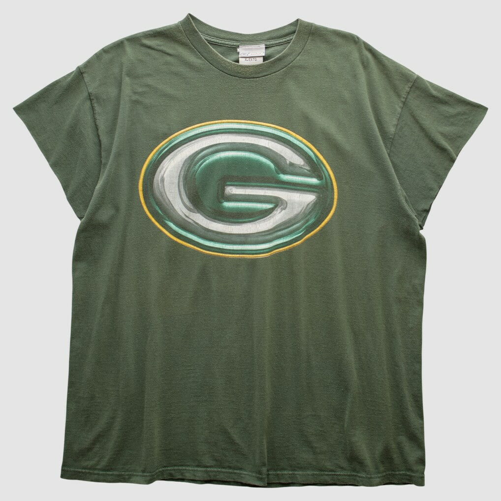 Green Bay Packers Reebok 2000s T-shirt - Green Vintage sale