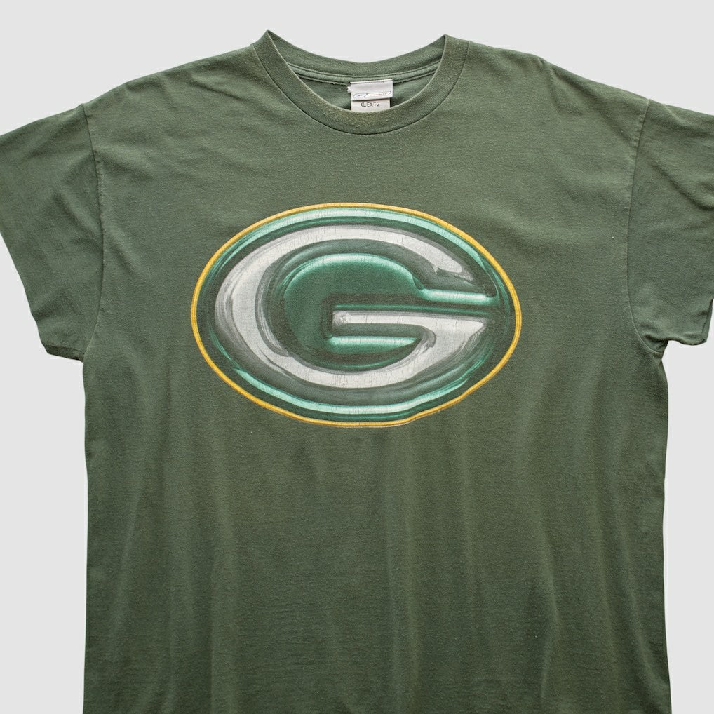 Green Bay Packers Reebok 2000s T-shirt - Green Vintage sale