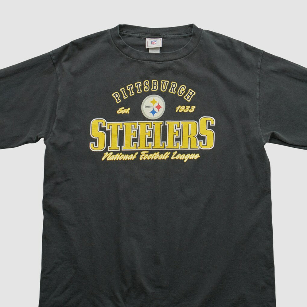 Pittsburgh Steelers NFL 2000s Long Sleeve T-shirt - Black Vintage on sale