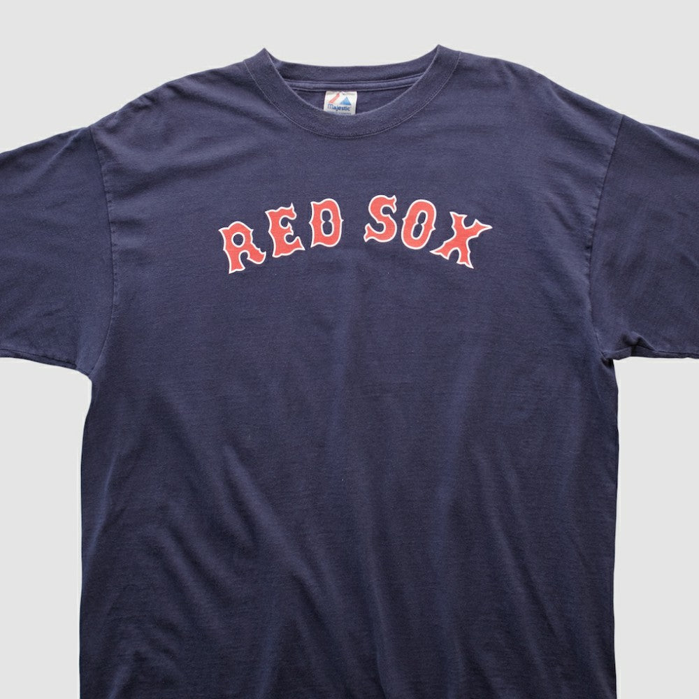 Boston Red Sox Majestic 2000s T-shirt Navy Vintage